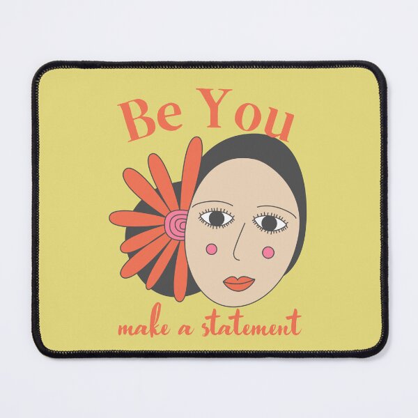 Item preview, Be You Make a Statement flower girl motivational positive attitude design designed and sold by tranquilbeach.
