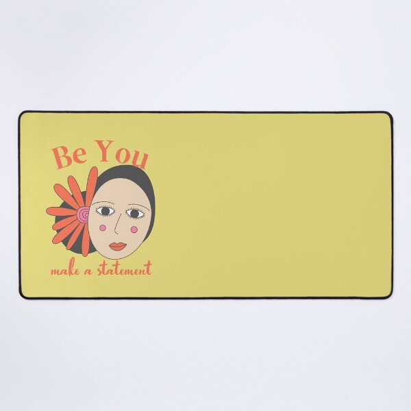Item preview, Be You Make a Statement flower girl motivational positive attitude design designed and sold by tranquilbeach.