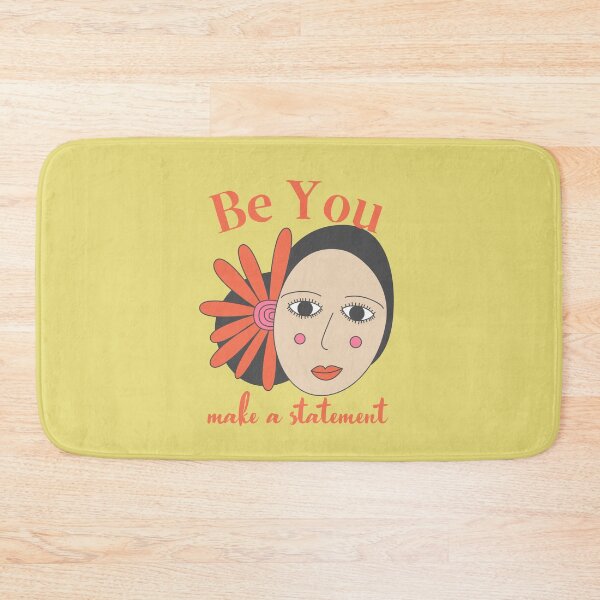 Item preview, Be You Make a Statement flower girl motivational positive attitude design designed and sold by tranquilbeach.