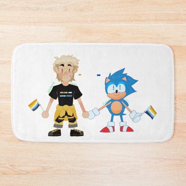 Item preview, Aroace Pride with Hunter and the blue hedgehog! designed and sold by Rolaplayor101.