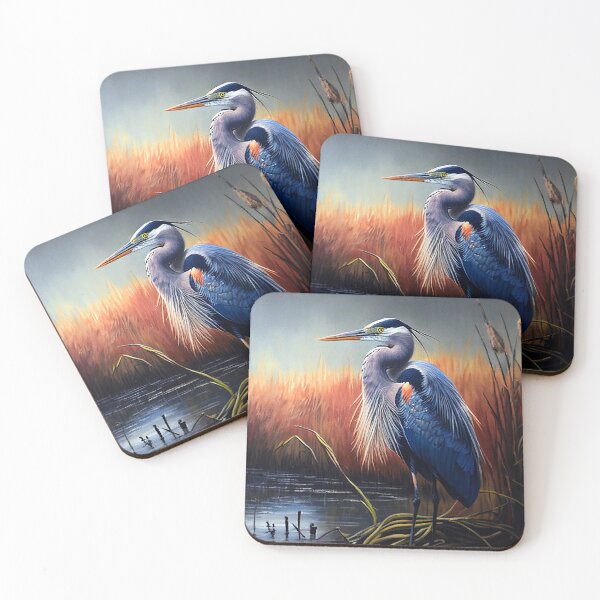 Item preview, Marsh Retreat, a Blue Heron's Coastal Haven designed and sold by ThreadofHonor.