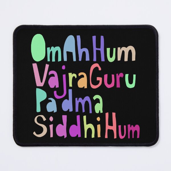 Item preview, Om Ah Hum Vajra Guru Padma Siddhi Hum Guru Rinpoche Color designed and sold by wordznart.