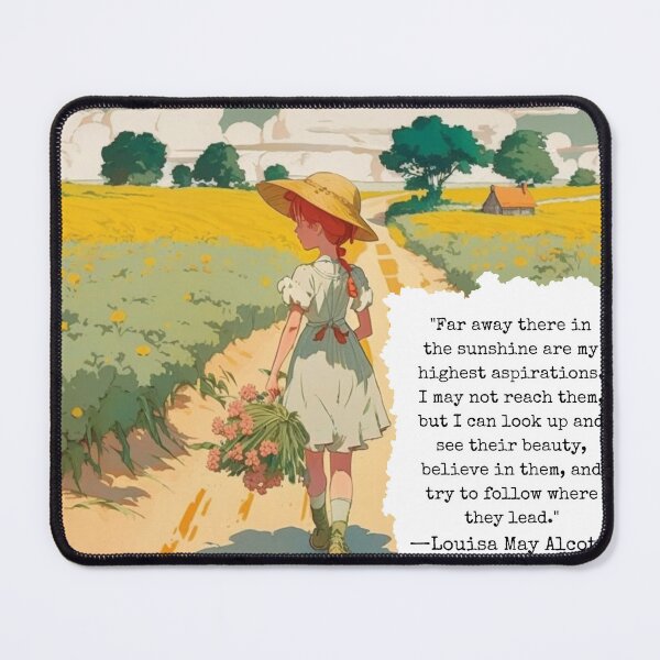 Item preview, Louisa May Alcott Sunshine Quote designed and sold by artemisxluna89.