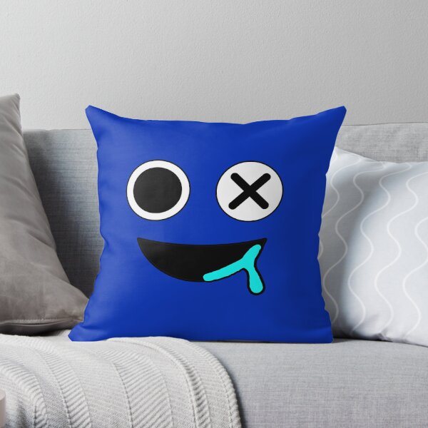 Roblox Noob Avatar Throw Pillow by Cacao Dreams