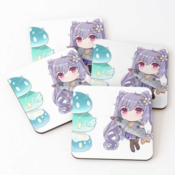 Item preview, genshin keqing and slimes chibi designed and sold by nommy0.