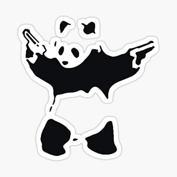 Aperçu de l'œuvre Panda de Banksy créée et vendue par Twistedpairs.