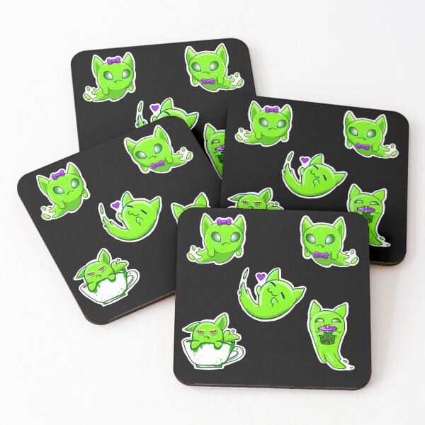 Item preview, Cute kitty ghosts designed and sold by Shadowstar19.