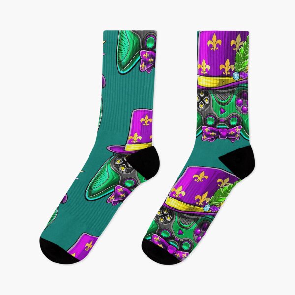 Item preview, Mardi Gras Video Game Controller Jester Hat Costume Kids T-Shirt designed and sold by zedbubblez.