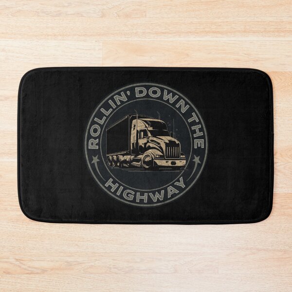 Item preview, Rollin Down The Highway Trucker Big Truck Driver Transport Trucker Trucking 18 Wheeler designed and sold by CarantinedChaos.