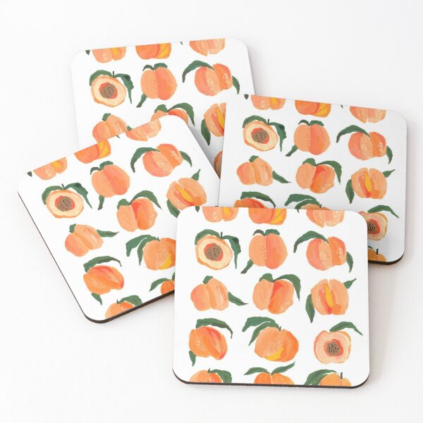 Item preview, Watercolor PEACH, PEACHES PRINT, diy peach art, just peachy, sweet peach print, diy peach decor, sweet as a peach, peach bathroom wall art designed and sold by peachcakecanvas.