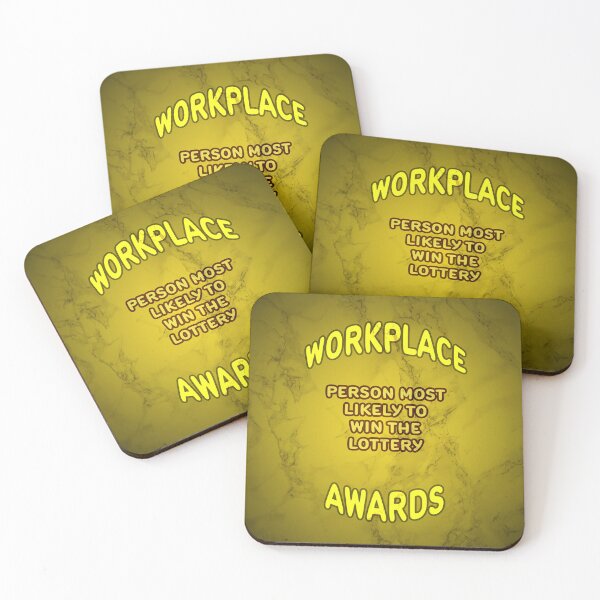 Item preview, Workplace Awards - Most Likely To Win The Lottery designed and sold by Fanarchist.