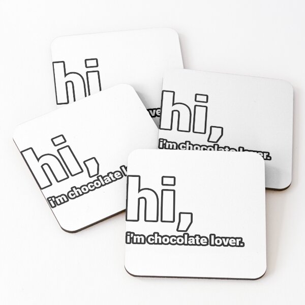 Item preview, Hi, I'm Chocolate Lover - Funny designed and sold by CheeseBlueprint.