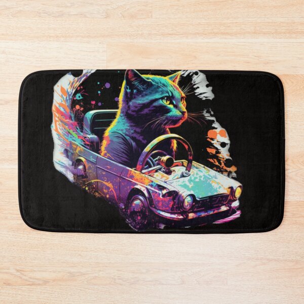 Item preview, Fast and Furry-ous: Cat Proves to be a Skilled Driver designed and sold by JOY STORE 45.