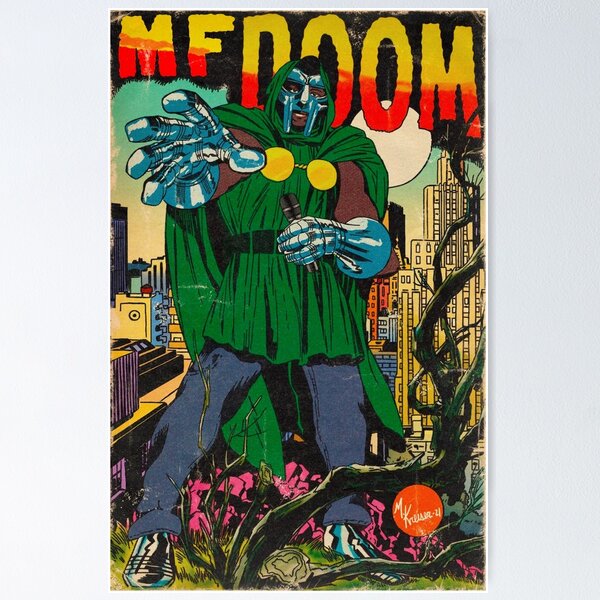 MF Doom Poster, MF Doom Mm Food and Madvillainy Album, Mf Doom Print, Mf  Doom Decor, Mf Doom Wall Art, MF Doom Gift, Daniel Dumile Poster 