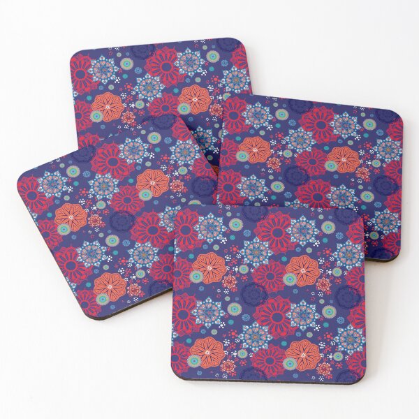 Item preview, mandalas and floral shapes combined modern pattern   designed and sold by Malogue.