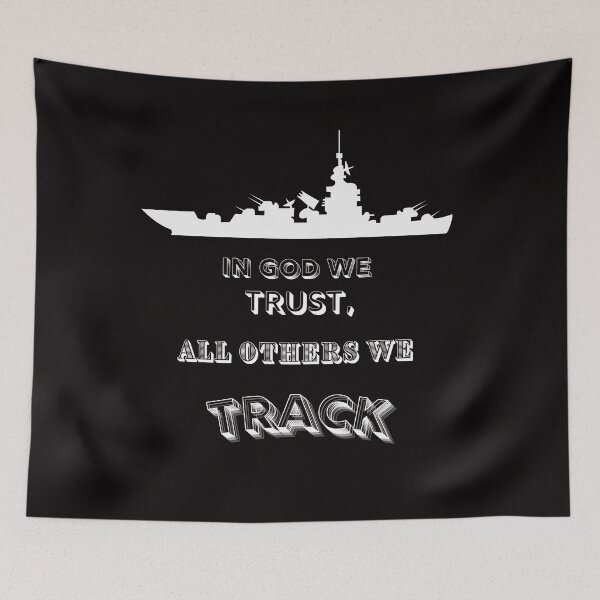 Item preview, Inspirational - In God We Trust, all Others we TRACK! designed and sold by CherWhiteRabbit.
