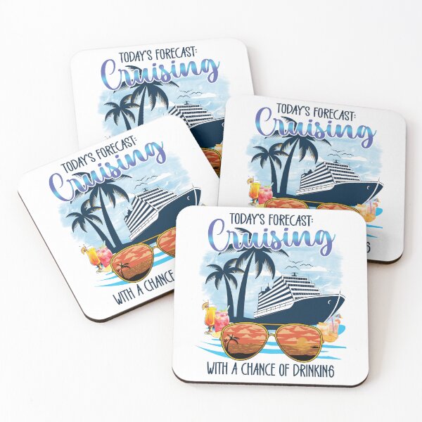 Item preview, Today's Forecast Cruising With A Chance Of Drinking Relaxed (Family Cruise Vacation) designed and sold by i-longmanshop.