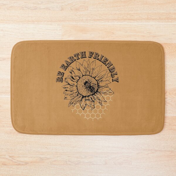Item preview, Be Earth Friendly Bee and Honeycomb honey bee, vegan, vegitarian, conversationalists earth recycle positive design designed and sold by tranquilbeach.