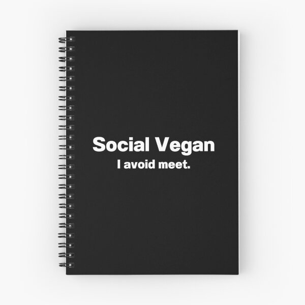 Aperçu de l'œuvre Vegan social que j'évite de rencontrer créée et vendue par IntrovertWorld.