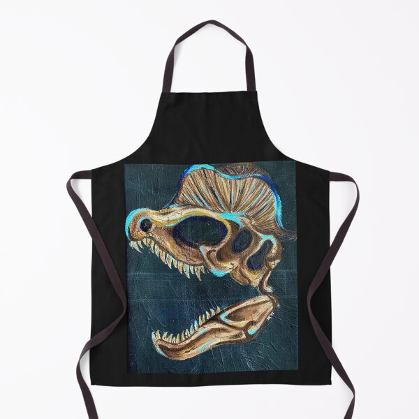 Item preview, Dilophosaurus Skull painting designed and sold by kelcykent.
