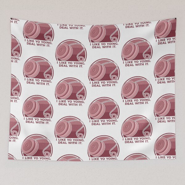 Item preview, i like yoyoing deal with it, funny yo yoing quote designed and sold by Design_for_merch.