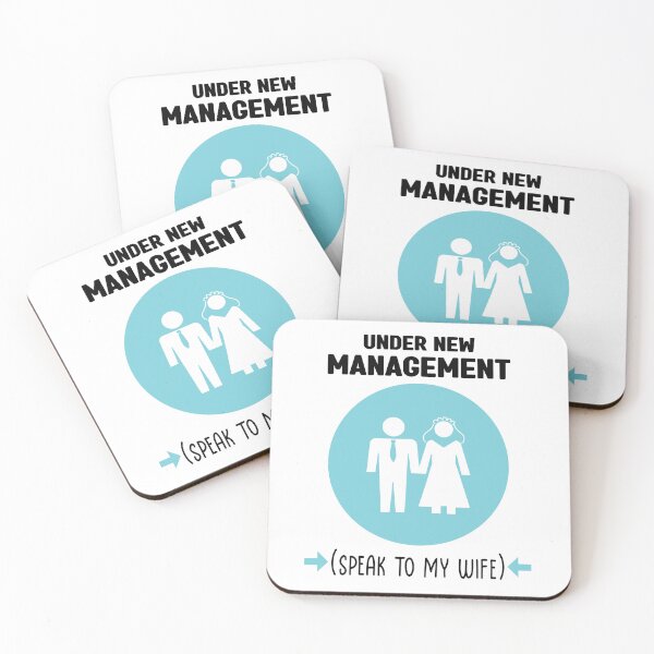 Item preview, Under New Management (Speak To My Wife) designed and sold by edwinvisuals.