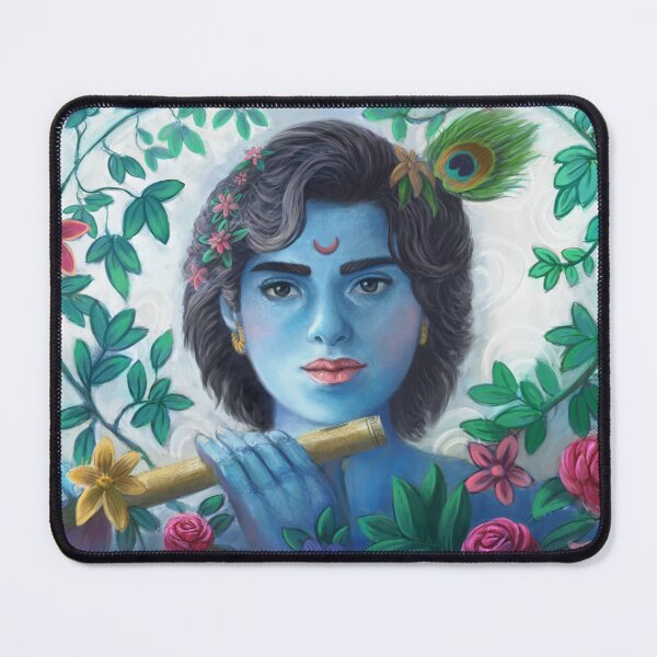Item preview, Krishna, the Blue God designed and sold by somnath harne.