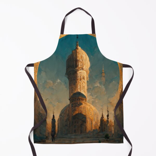 Aperçu de l'œuvre Le style unique de Léonard de Vinci à l'aquarelle : exploration de la représentation des mosquées par l'artiste créée et vendue par DaniFantasy.