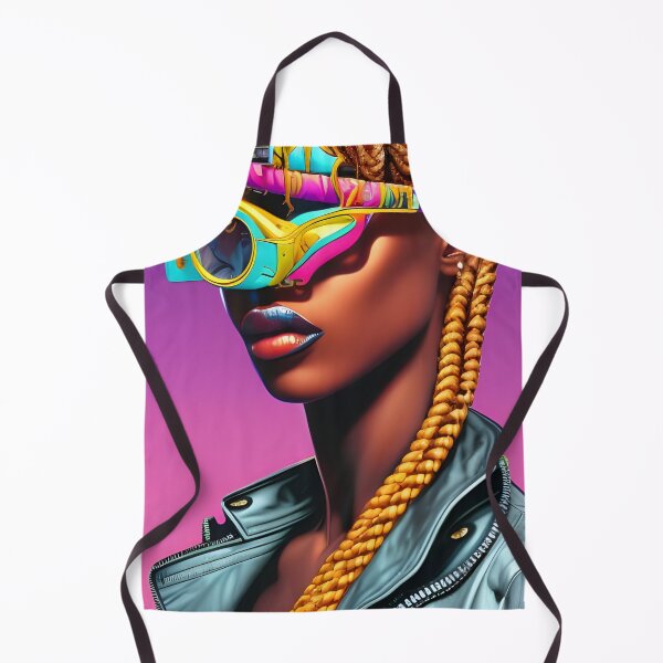 Artikelvorschau, Afrofuturistische Pop-Art-Lady mit den Fancy Sunnys entworfen und verkauft von NoirCultureC-2.