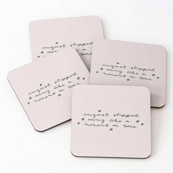 Item preview, August lyrics  designed and sold by cranberryrose22.