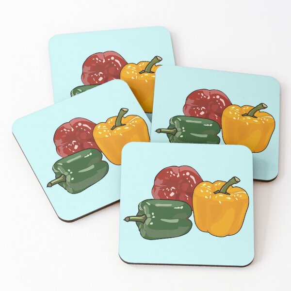 Item preview, Capsicum cartoon illustration designed and sold by Misscartoon.
