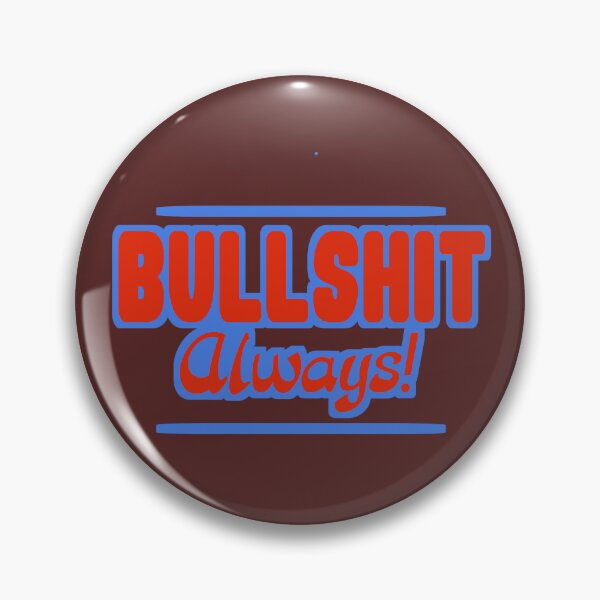 Item preview, Bullshit funny road sign blue red designed and sold by vibeno1.