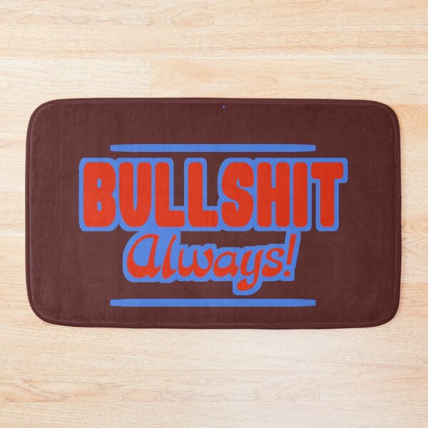 Item preview, Bullshit funny road sign blue red designed and sold by vibeno1.