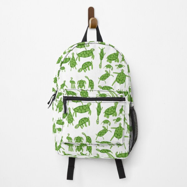 Item preview, Cute Funky Silly Little Green Turtle Digital Art Turtle Pattern Design designed and sold by Bombidi.
