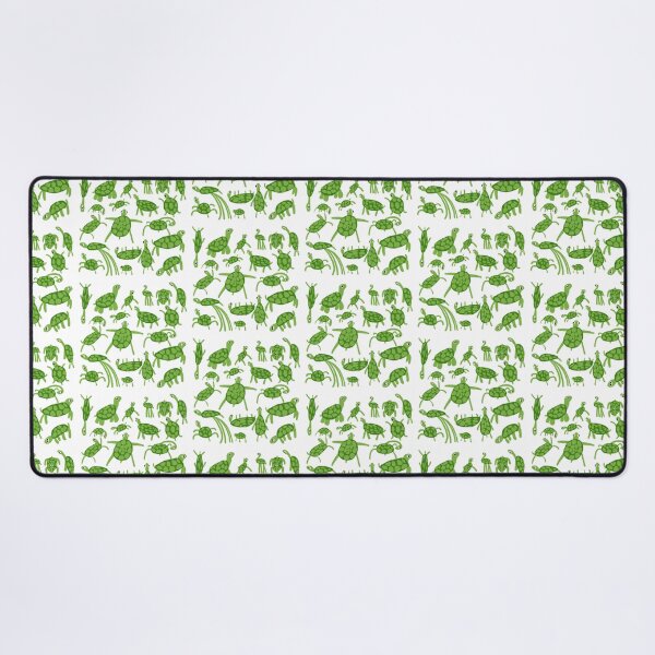Item preview, Cute Funky Silly Little Green Turtle Digital Art Turtle Pattern Design designed and sold by Bombidi.