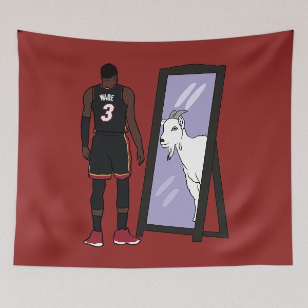 Item preview, Dwyane Wade Mirror GOAT designed and sold by RatTrapTees.