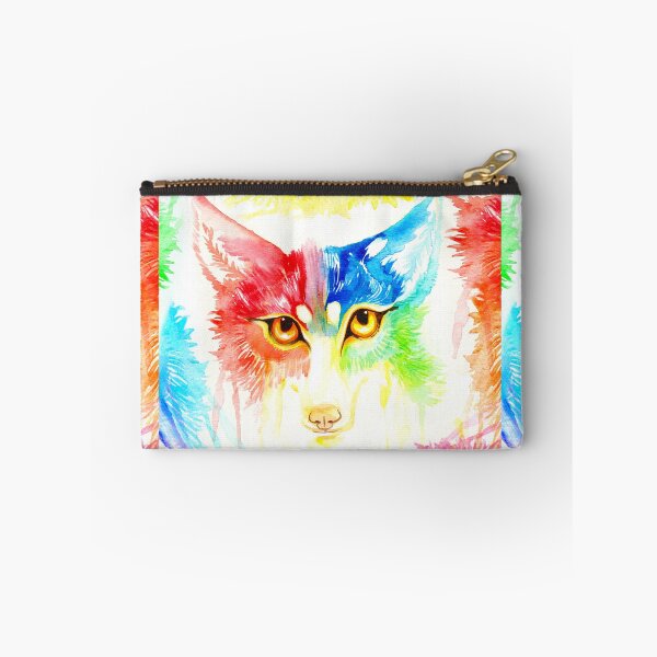 Item preview, Rainbow watercolor Fox designed and sold by BasilFox.