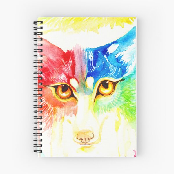 Item preview, Rainbow watercolor Fox designed and sold by BasilFox.