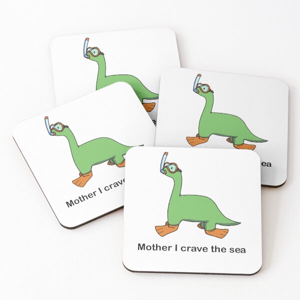 Item preview, Funny Silly Lil Green Sauropod Brachiosaurus Scuba Diver designed and sold by Bombidi.