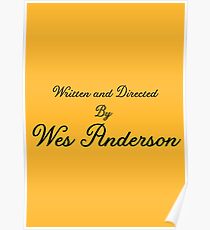 Póster Written and directed by Wes Anderson