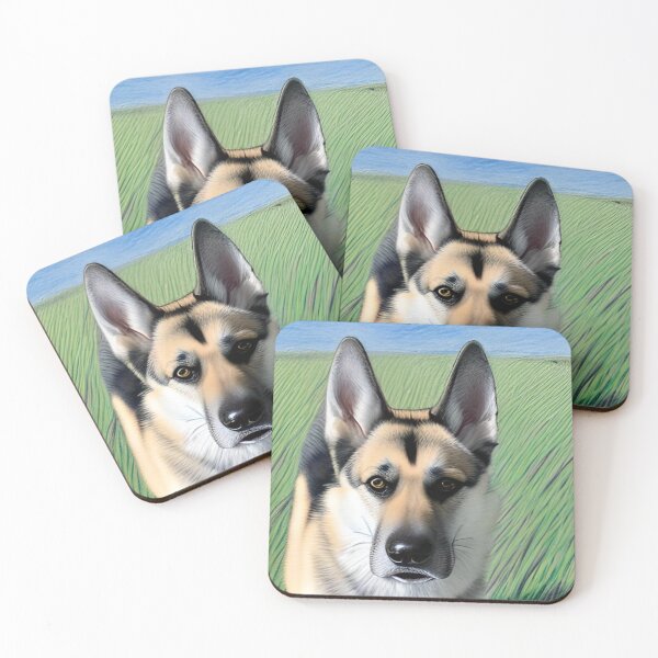 Item preview, Dog in the grass designed and sold by mentokc.