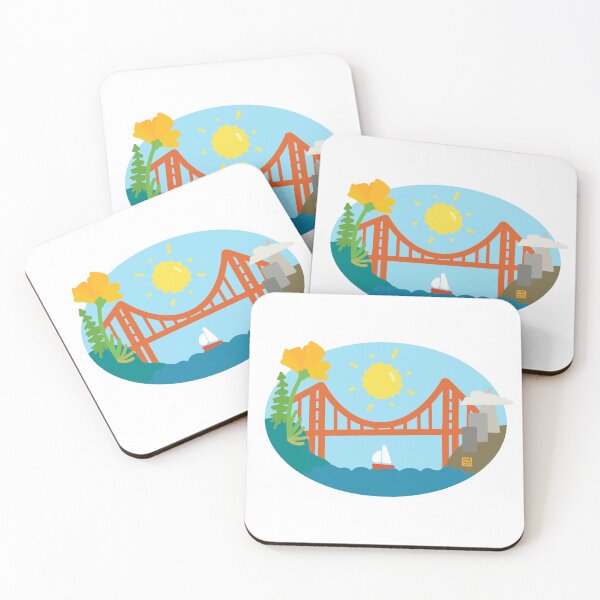 Item preview, Sunny California Golden Gate Bridge designed and sold by Anne Pennypacker.