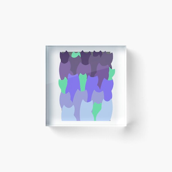 Item preview, Colorful cat stack- purple designed and sold by RainbowsStar.