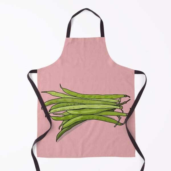 Item preview, Green beans cartoon illustration designed and sold by Misscartoon.