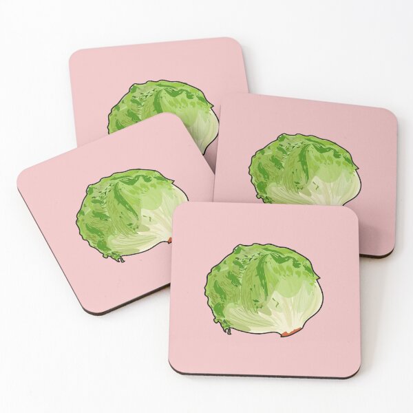 Item preview, Lettuce cartoon illustration designed and sold by Misscartoon.