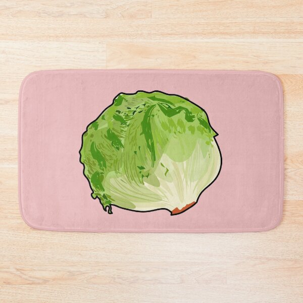 Item preview, Lettuce cartoon illustration designed and sold by Misscartoon.