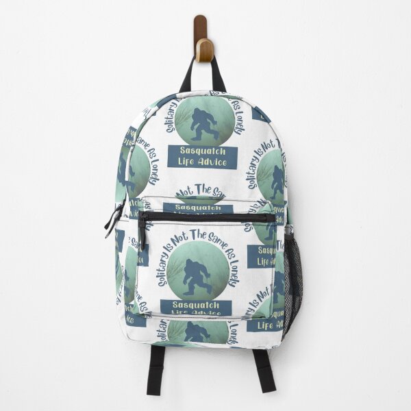 Item preview, Sasquatch Life Advice Solitary is Not the Same As Lonely designed and sold by Willow65625.