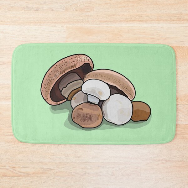Item preview, Mushroom cartoon illustration designed and sold by Misscartoon.