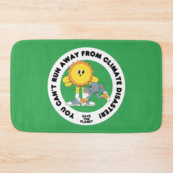Item preview, You Can't Run Away From Climate Disaster designed and sold by haowasyourday.
