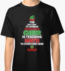 Mathe-Lehrer-Weihnachtshemd - lustiges Lehrer-Weihnachten Classic T-Shirt